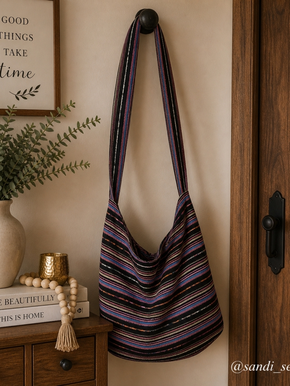 🌸HoBo Bag Striped Multicolor Crossbody Unbranded